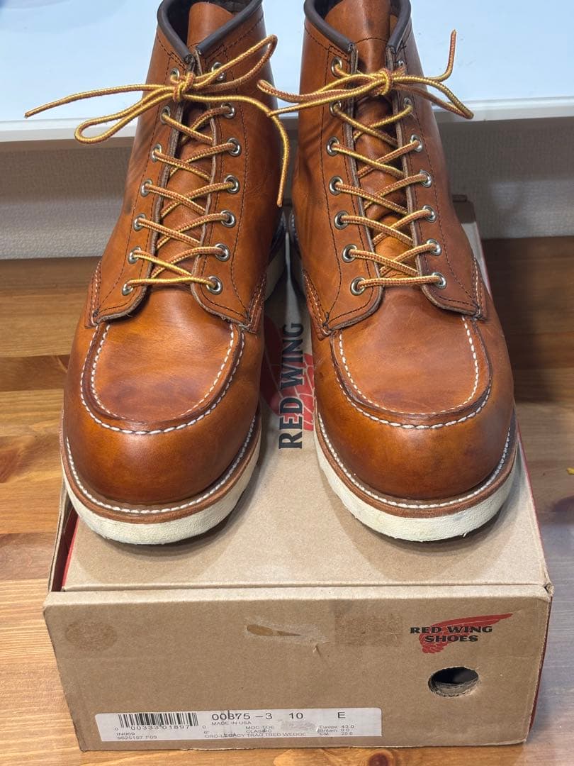 レッドウィング アイリッシュセッター　875 US10E 28cm モックトゥ レッドウィング アイリッシュセッター REDWING モックトゥ 875