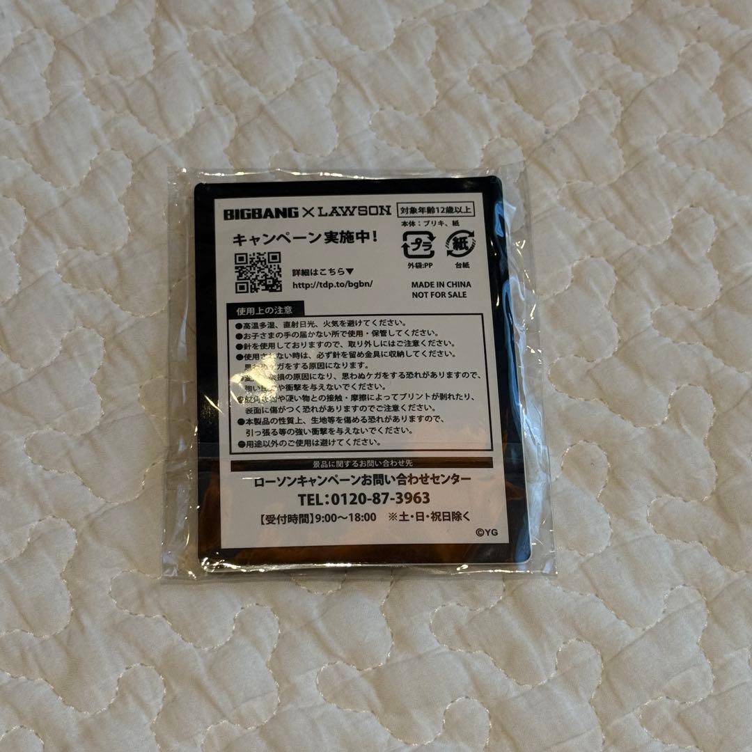 BIGBANG G-DRAGON 缶バッジ LAWSONコラボ - メルカリ