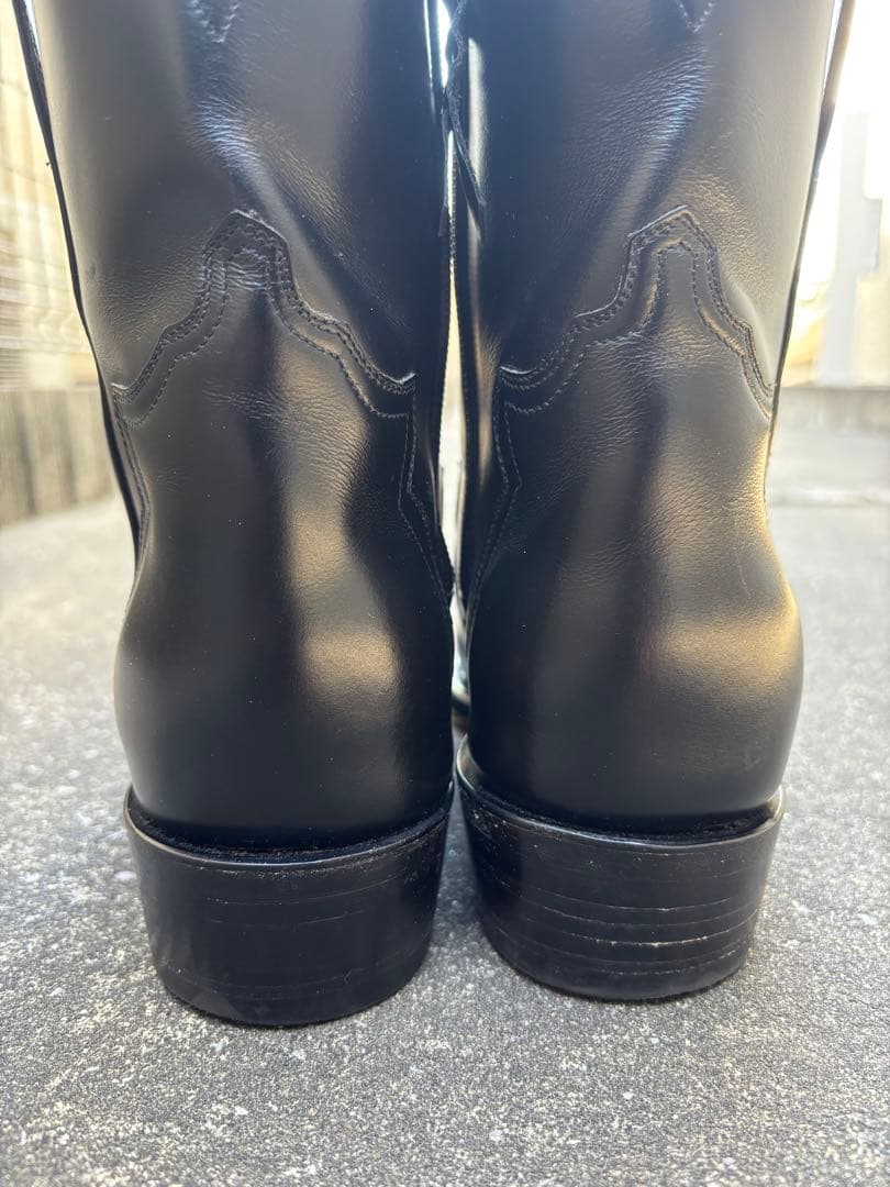 美品】Lucchese ルケーシー ウエスタンブーツ 9 サイドジップブーツ