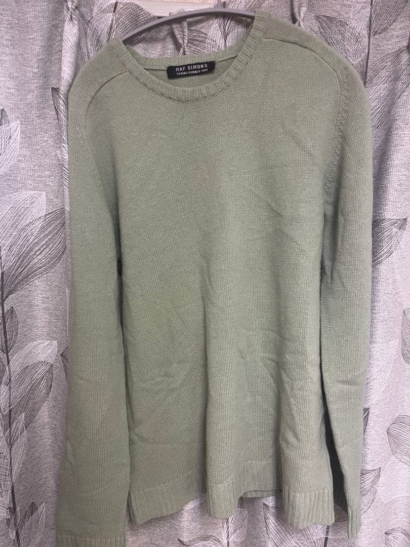 M*D様 ラフシモンズ 2000ss メリノウールニット 中古・古着通販】RAF SIMONS (ラフシモンズ) メリノウール クルー