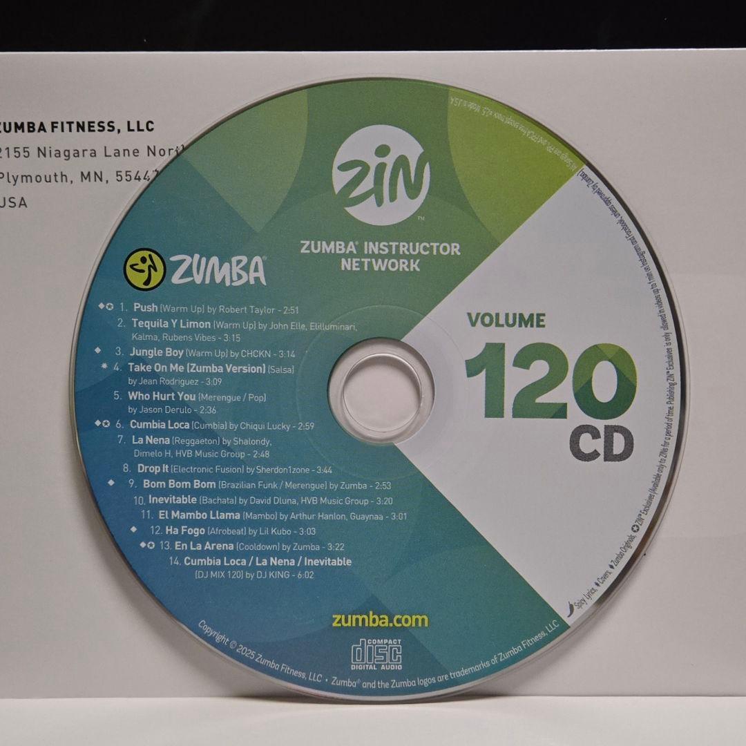 ZUMBA ZIN120 CD 最新版 - メルカリ