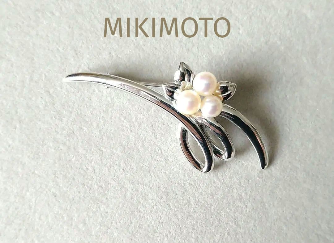 MIKIMOTO ミキモト パール シルバー ブローチ 楽天市場】ミキモト パール 真珠 ブローチ シルバー レディース 【中古