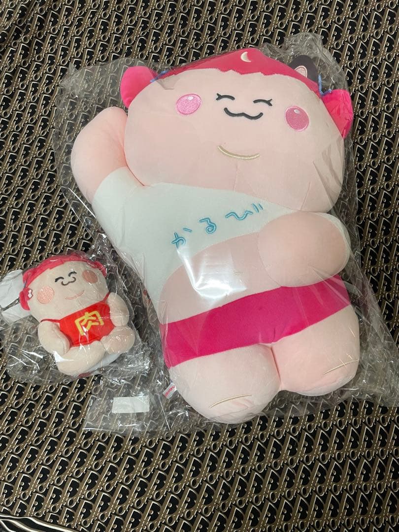 赤見かるび デブかるび カラビナ付き 肉太郎(小)通常ver ぬいぐるみ(寝