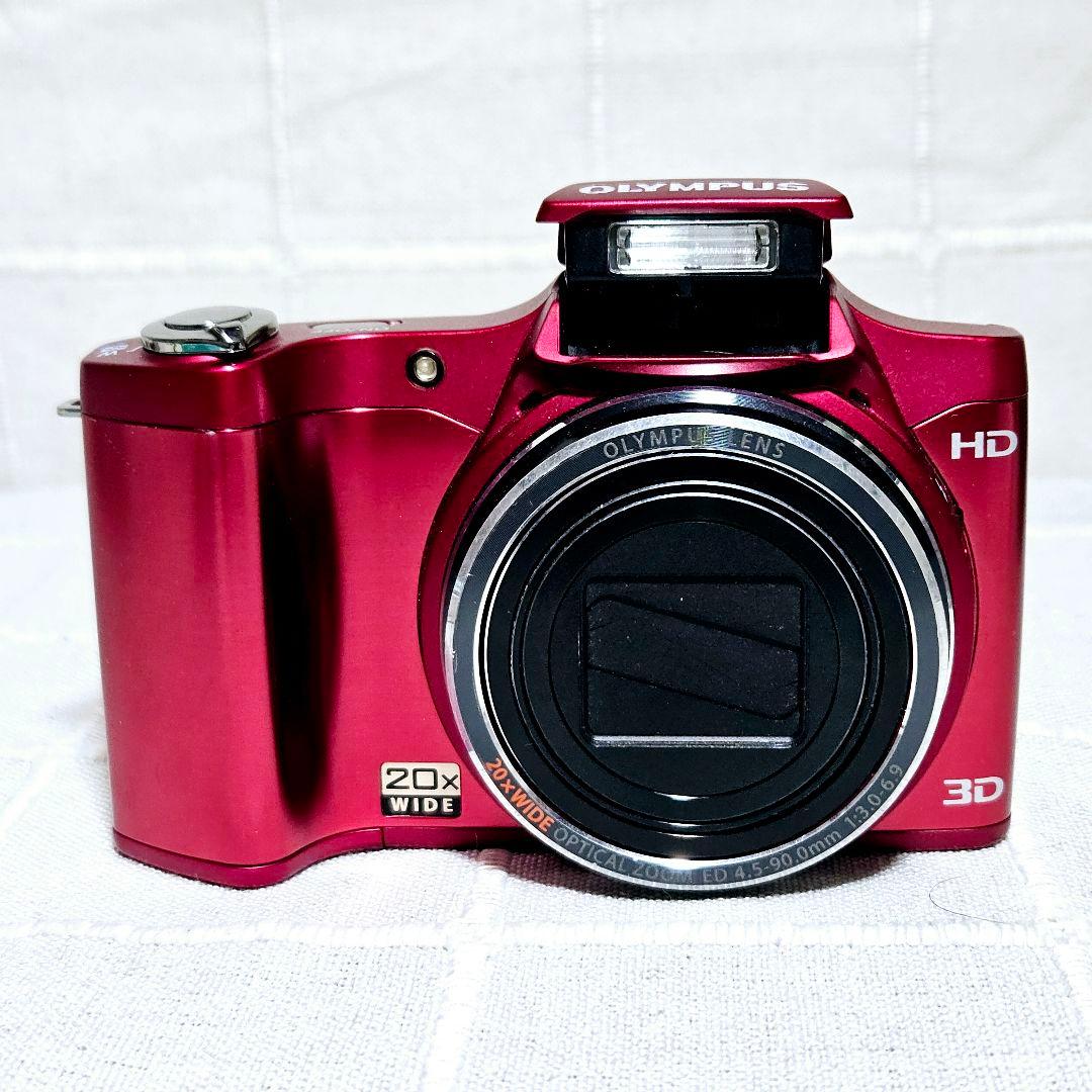 準美品 動作品 OLYMPUS sz-11 コンパクトデジタルカメラ レッド - メルカリ