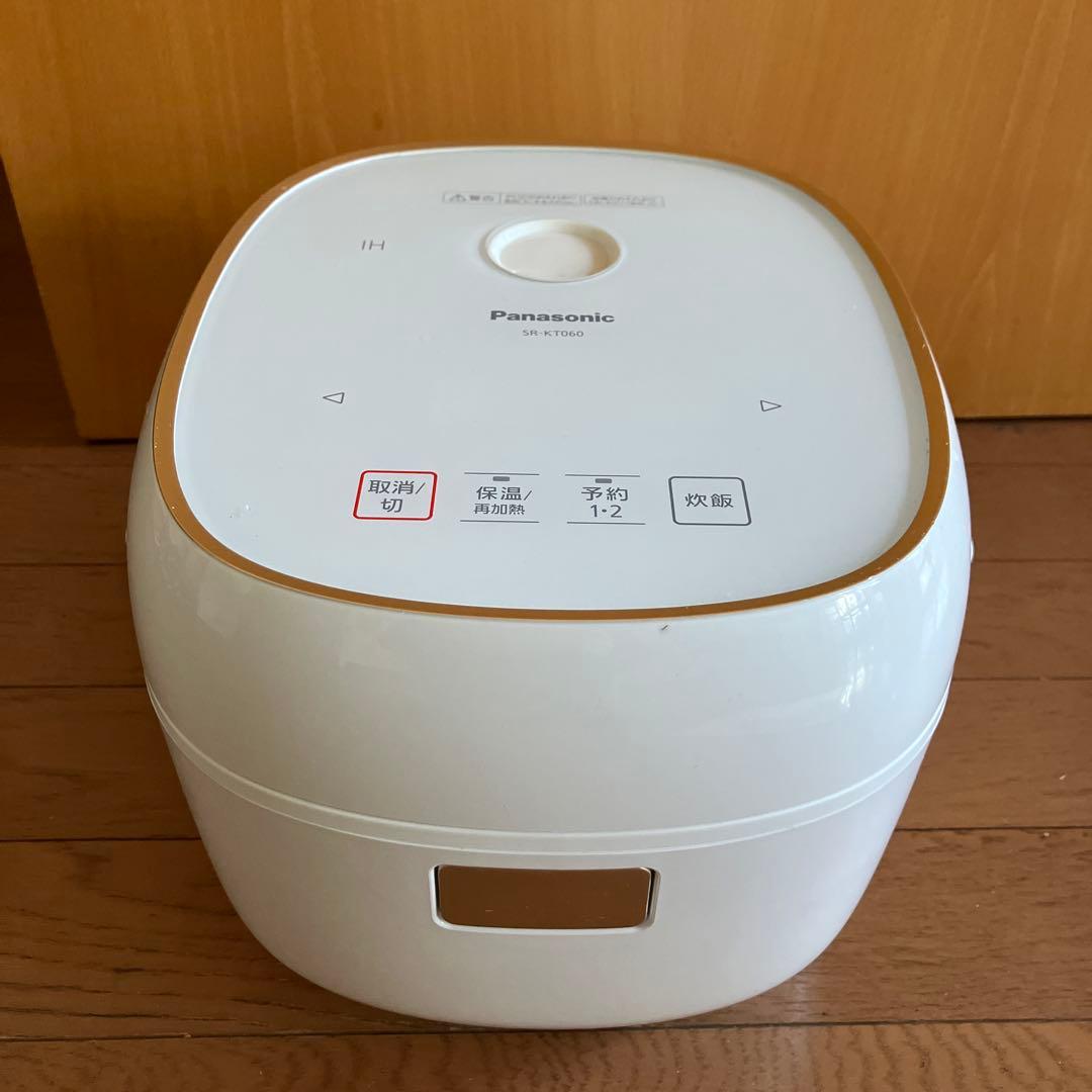 パナソニック　Panasonic SR-KT060炊飯器3.5合炊き パナソニック SR-KT060-W IH炊飯器 3.5合炊き ホワイト | ヤマダウェブコム