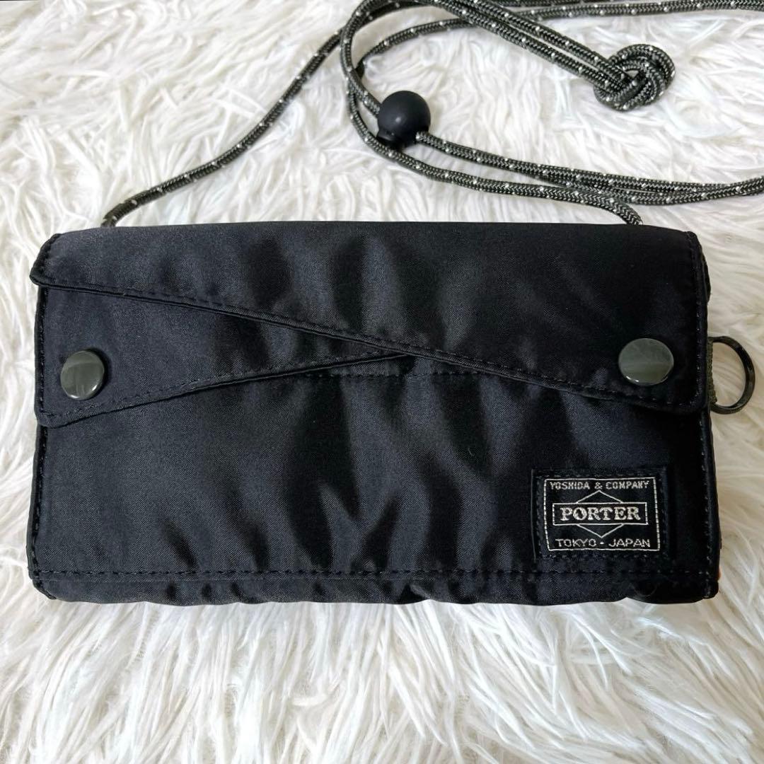 極美品】PORTER PX TANKER SLING PURSE (L) 黒 - メルカリ