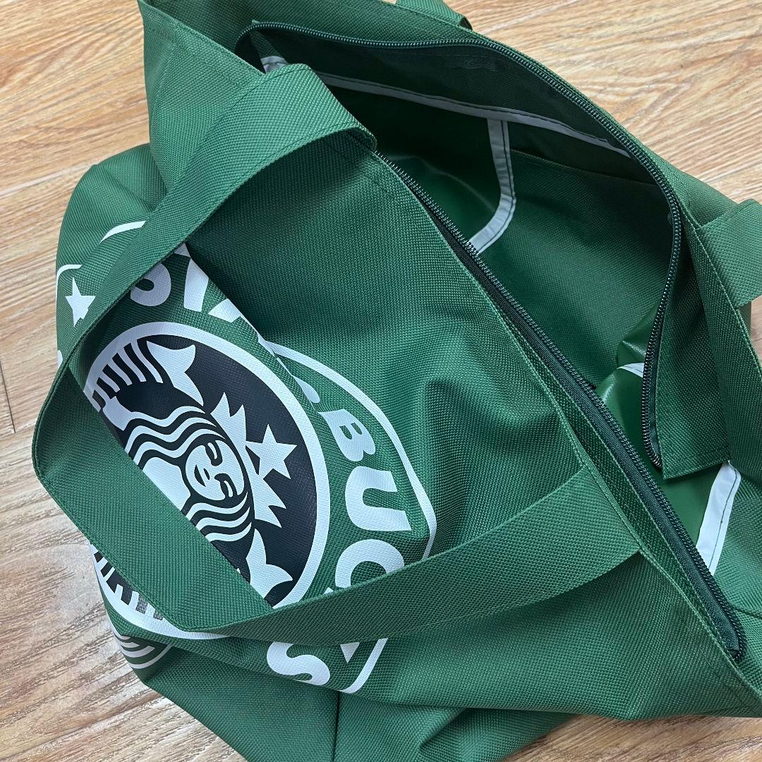 未使用 スタバ トート バッグ エコバック超ビッグ 買い物袋 キャンバス