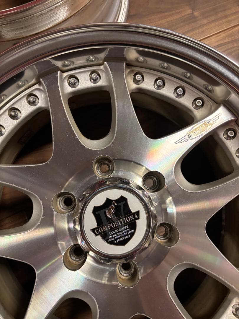 ◇送料込み◇ ロデオドライブ　17inch×8.0J 中古ホイール４本