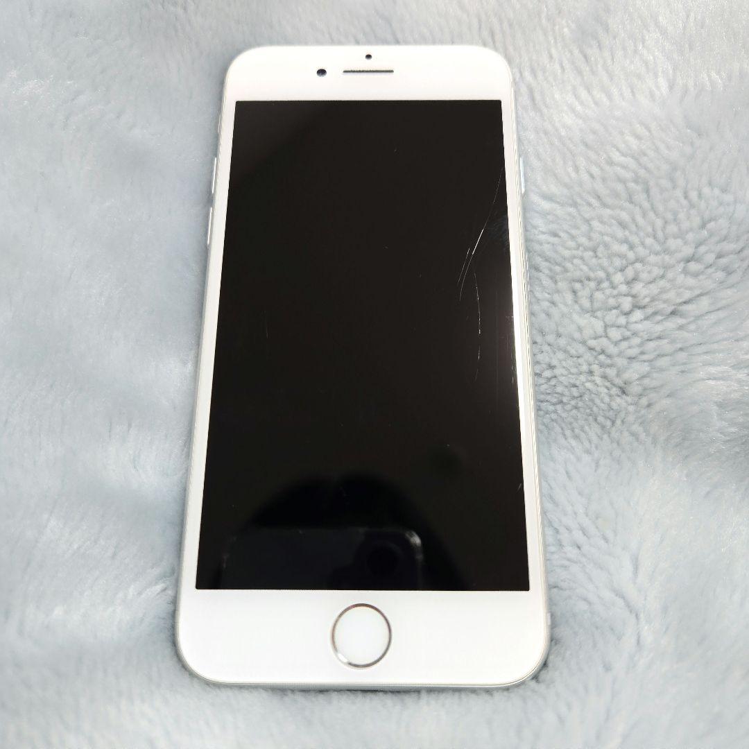 Apple iPhone 8 シルバー SIMロック解除済み 64GB 傷ありの通販はau