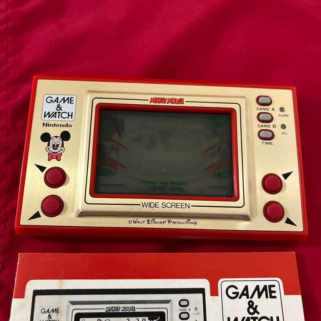 電池フタ無 ミッキーマウス ゲームウォッチ 任天堂 GAME & WATCH