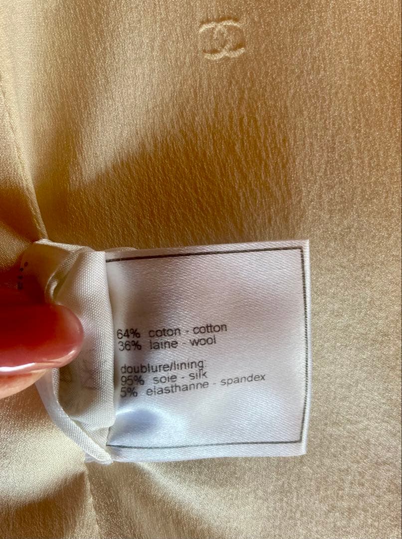 CHANEL ワンピース ココマーク 特価 クリーニング済 ガーメントカバー