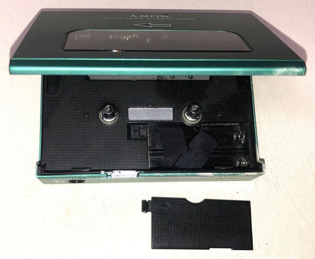 液漏れ復活もワウフラ仕様通りSONY WM-DD 可動品グリーンP