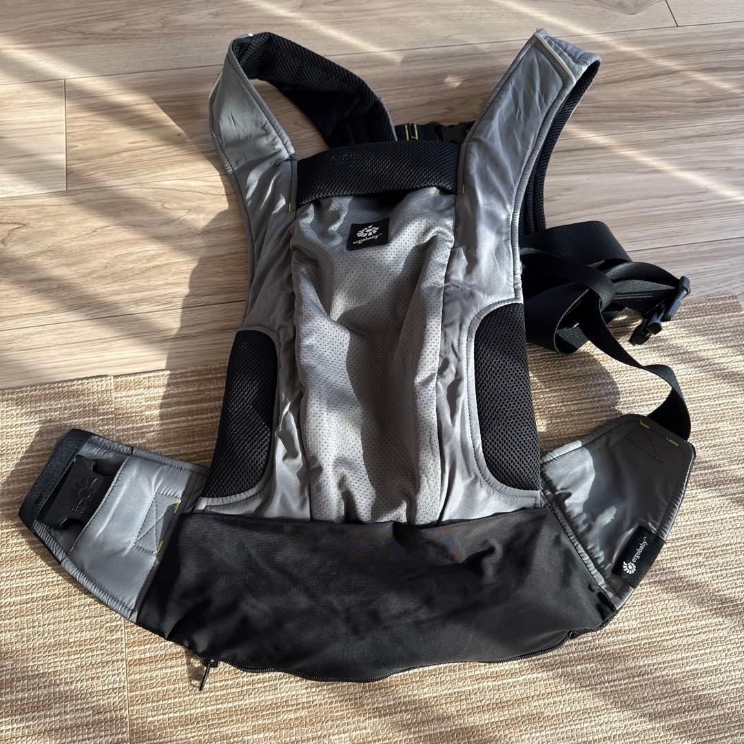 ergobaby メッシュ抱っこ紐 グレー - メルカリ