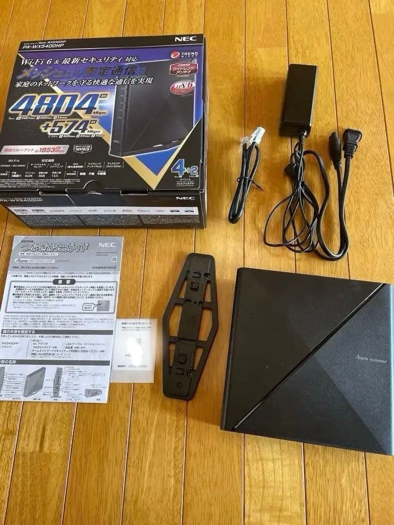 NEC Wi-Fi 6対応 無線ルーター PA-WX5400HP Amazon.co.jp: NEC Wi-Fi PA-WX5400HP 無線LANルータ dual_band Aterm
