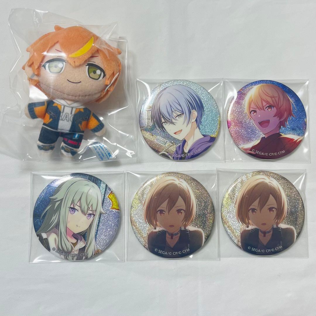 プロセカ 東雲彰人 青柳冬弥 天馬司 草薙寧々 MEIKO ぷちぬい 缶バッジ