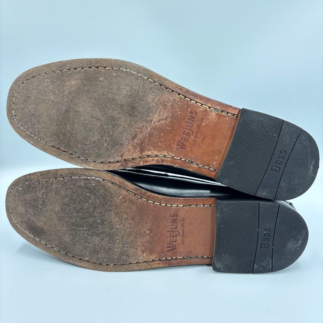 G.H.BASS WEEJUNS LOGAN ペニーローファー 黒 US9