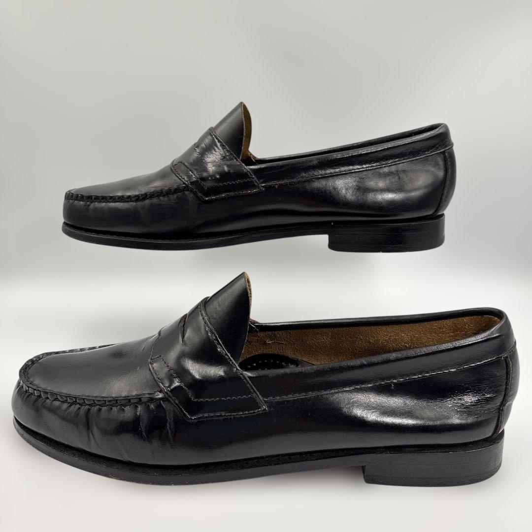 G.H.BASS WEEJUNS LOGAN ペニーローファー 黒 US9