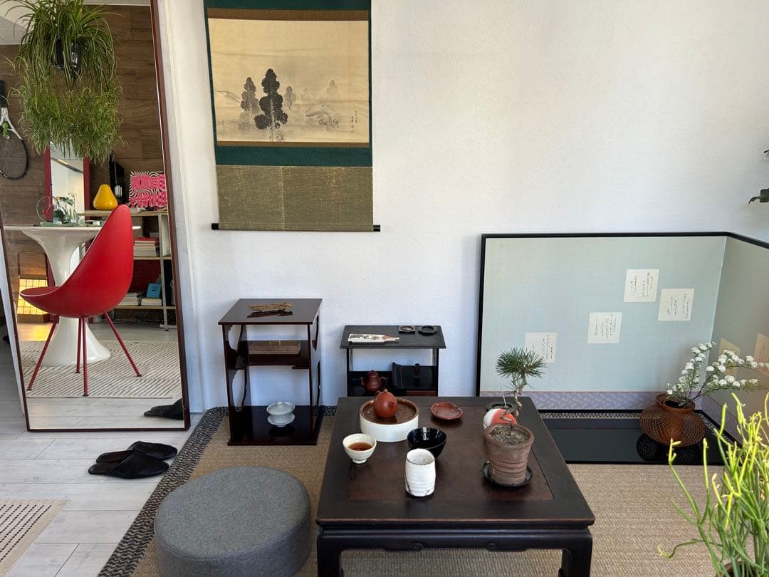 ニュージーランドウール ジュート 手織りラグ 1.4m×2m 北欧風 和モダン