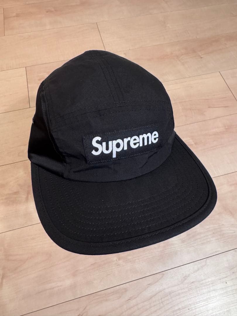 Supreme 黒 キャップ　- Waxed Ripstop Camp Cap Supreme Waxed Ripstop Camp キャップ | THE NOEVE