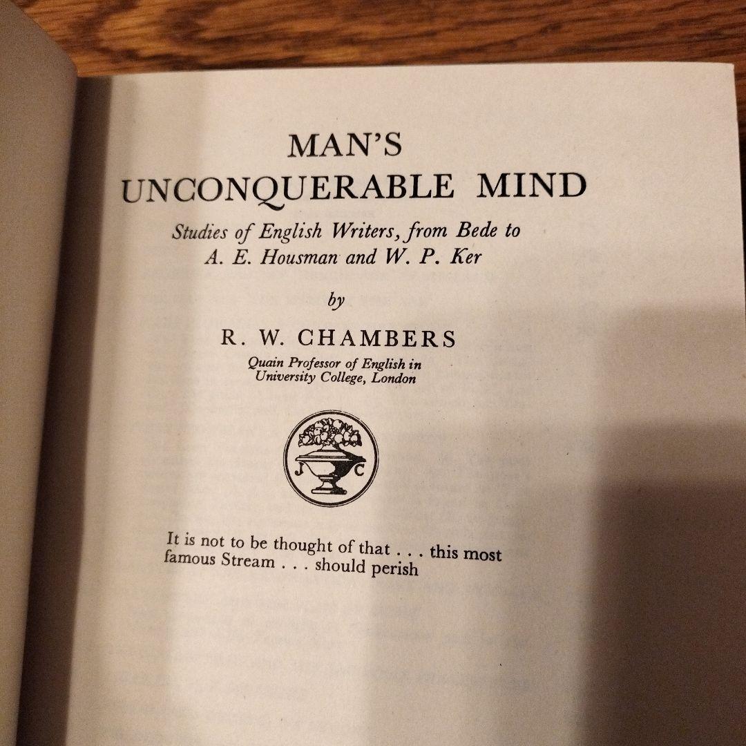 MAN'S UNCONQUERABLE MIND