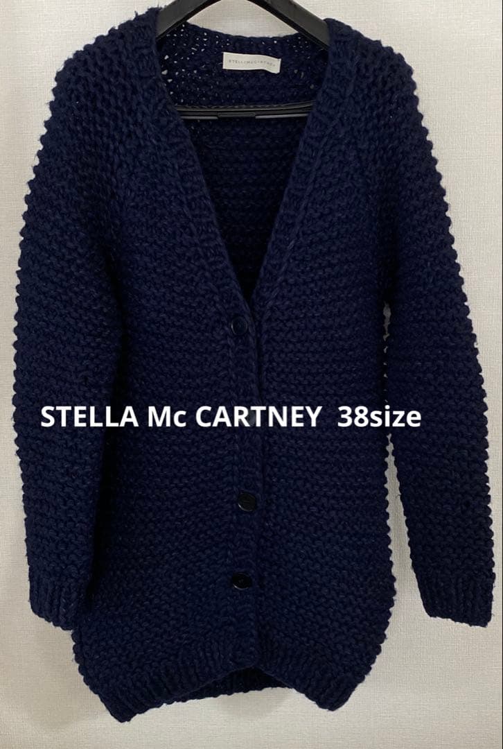 STELLA McCARTNEY ネイビー ニットカーディガン 38サイズ STELLA McCARTNEY(ステラ マッカートニー)｜ニット＆ファブリック