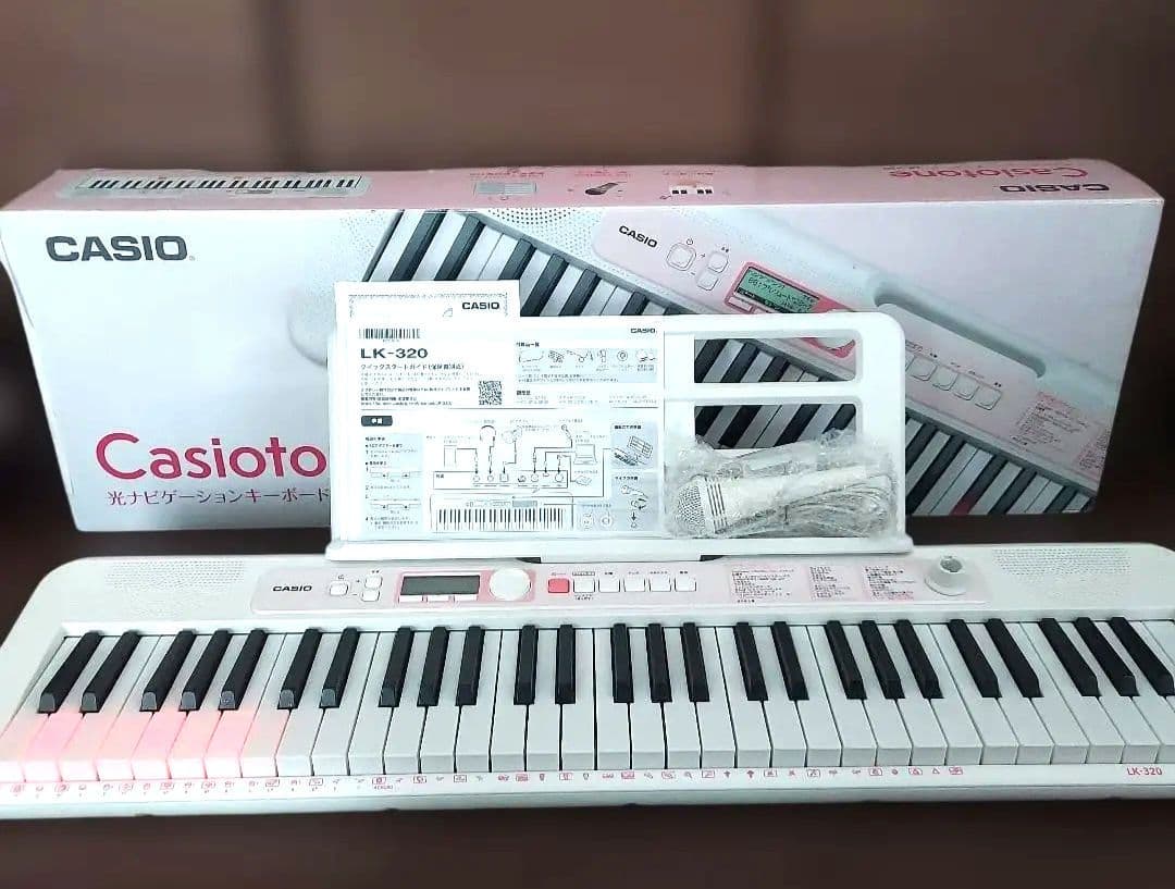 CASIOトーン【LK-320】光ナビゲーションキーボード - メルカリ