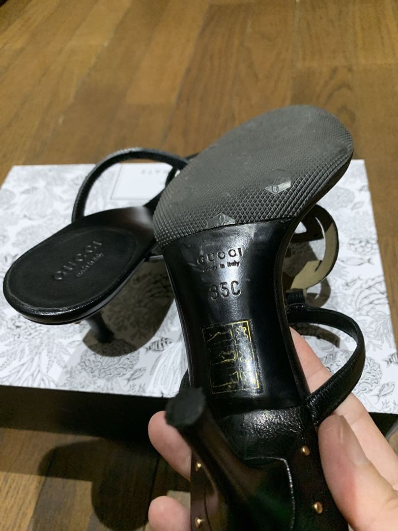新品・未使用　GUCCI ミュール／サンダル 22.5cm