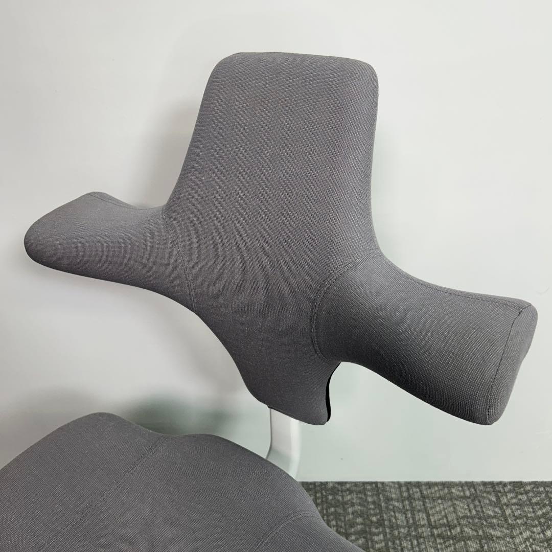 E】オフィスチェア HAG Capisco ホーグ カピスコ 布張 グレー - メルカリ