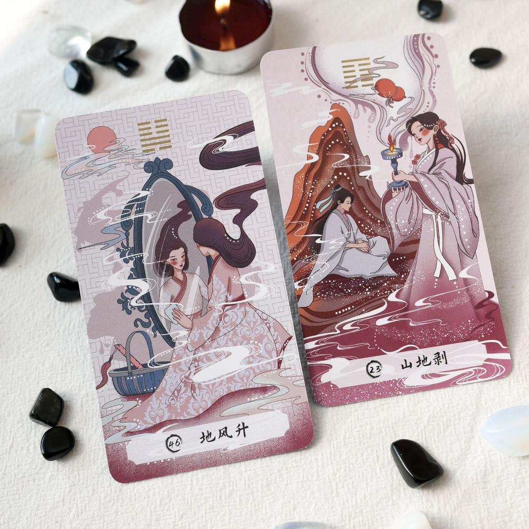 正規品イーチンオラクルカード】美麗＆幻想的な古典伝統✨変化がテーマ