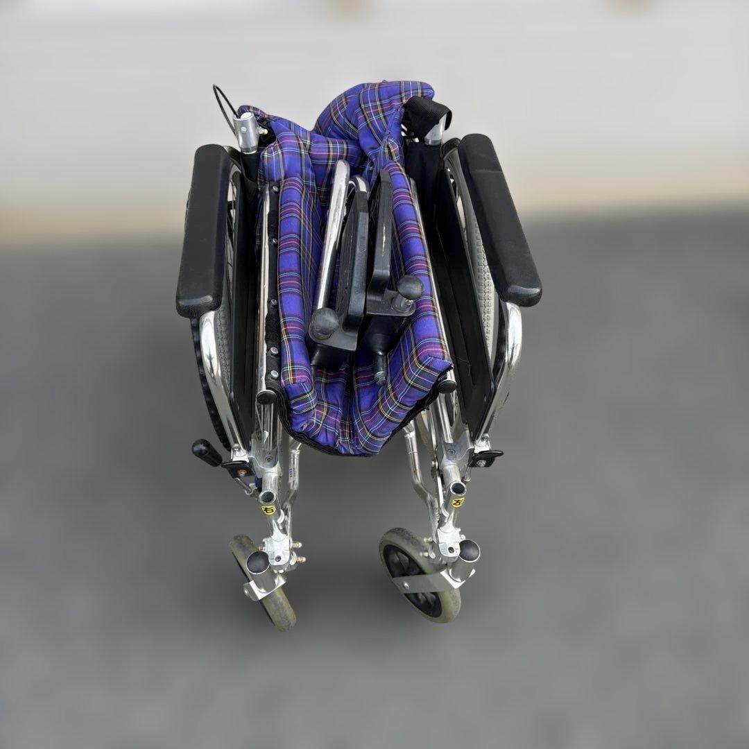 カワムラ 折りたたみ車椅子 介助用 クッション付 【A-264】 - メルカリ