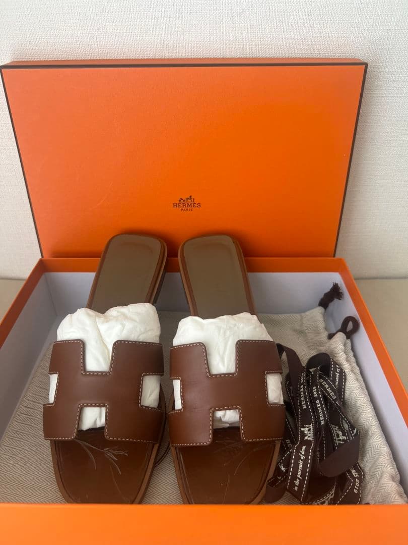 【最終価格！】HERMES　エルメス　オラン　サンダル　35 ゴールド　ブラウン 楽天市場】【海外買付品】HERMES（エルメス） サンダル・オラン