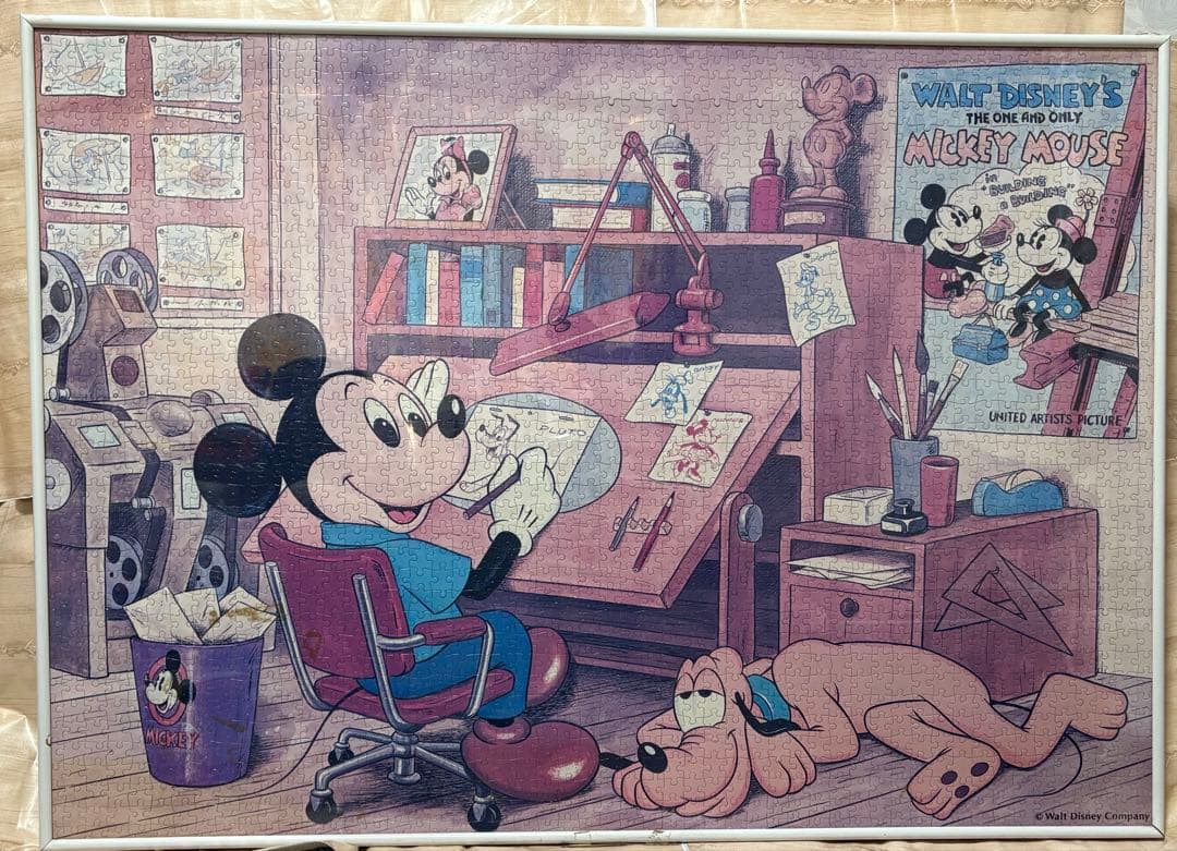 【希少】ミッキー アニメーションルー厶 2000ピース ジグソーパズル 完成品 Amazon.co.jp: 2000ピース ジグソーパズル ディズニー アニメーション