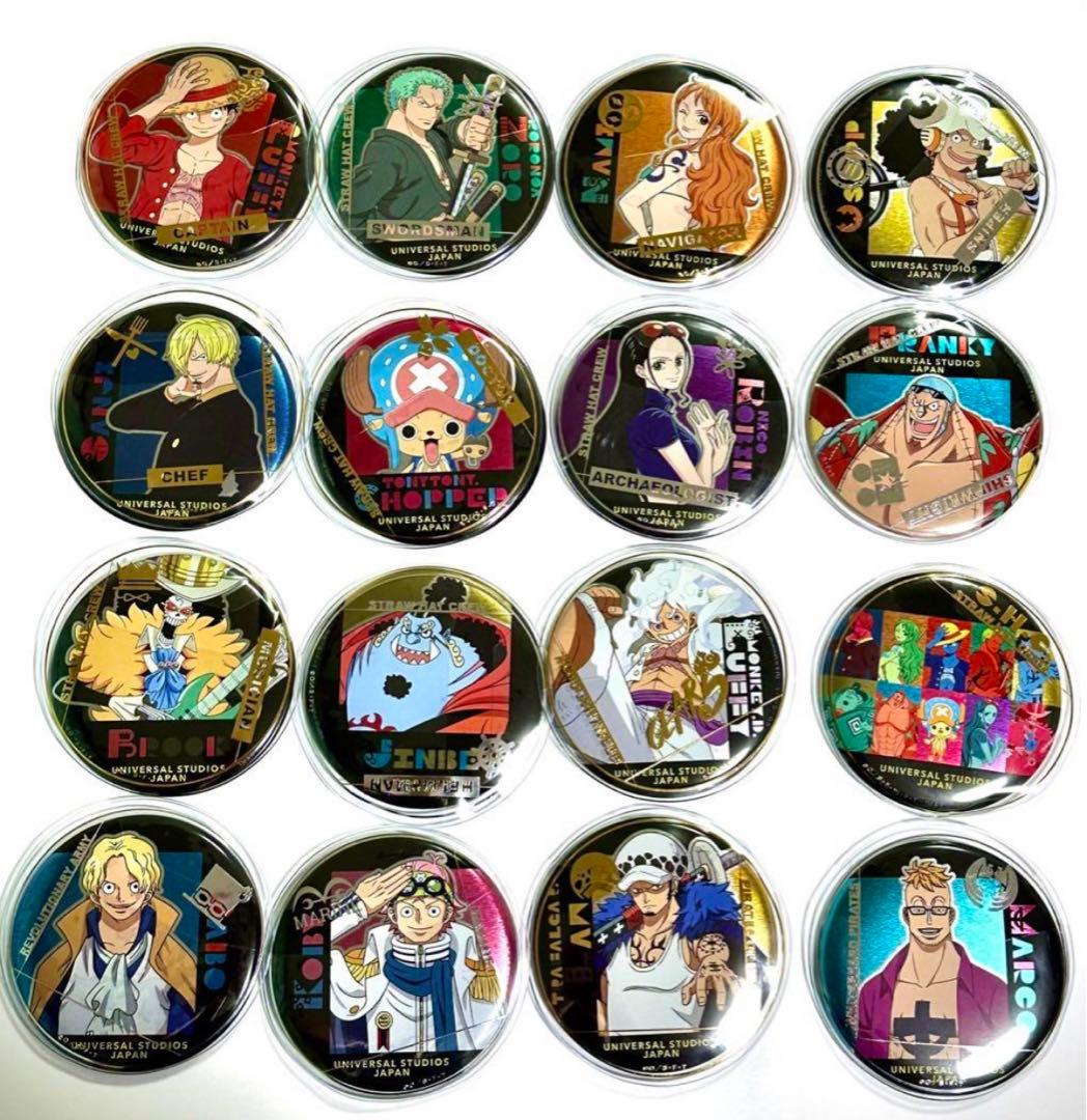 ワンピース USJ 缶バッジ コンプリート - メルカリ