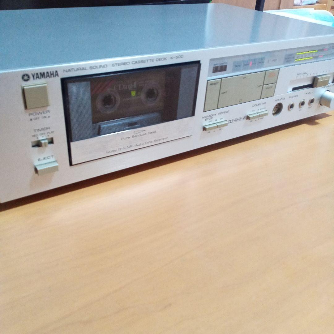 YAMAHA K-500 カセットデッキ 昭和レトロ 再生ok - メルカリ
