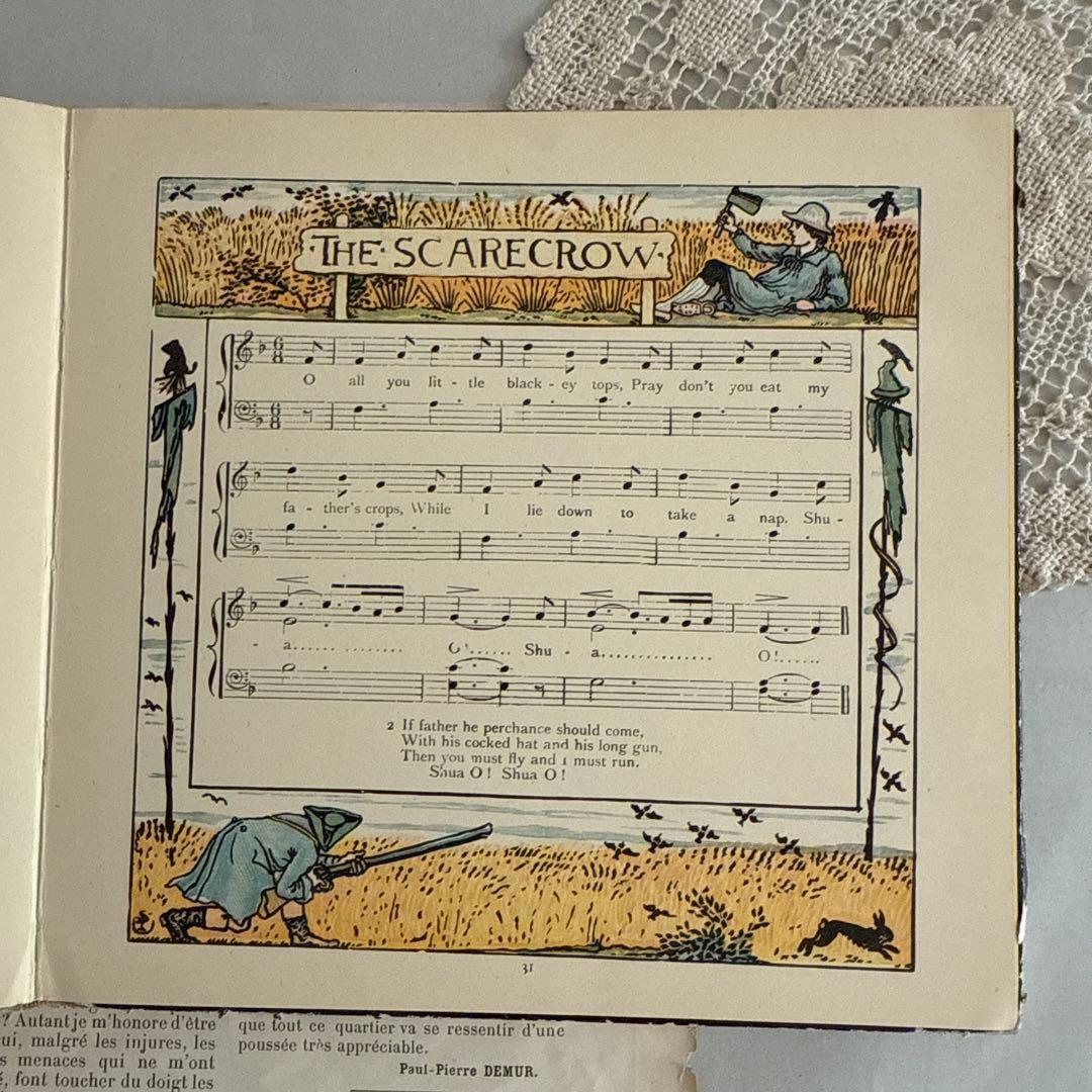 今だけSALE☆1895年アンティーク絵本イギリス洋書 古書ジャンク