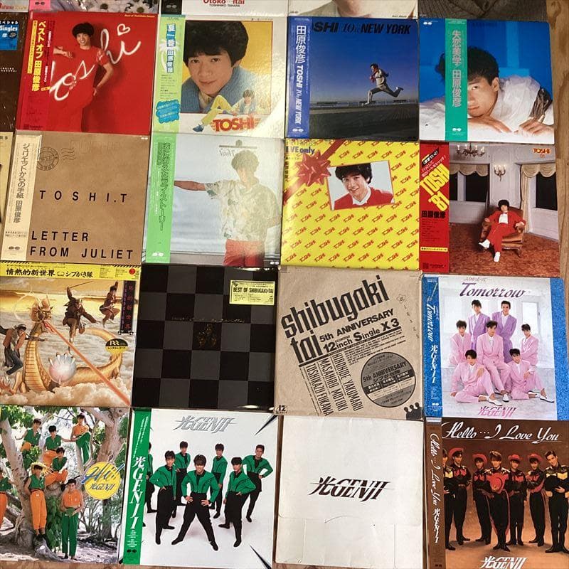 80年代 男性アイドル 【61枚】 TF0423-11 レコード 昭和ポップス