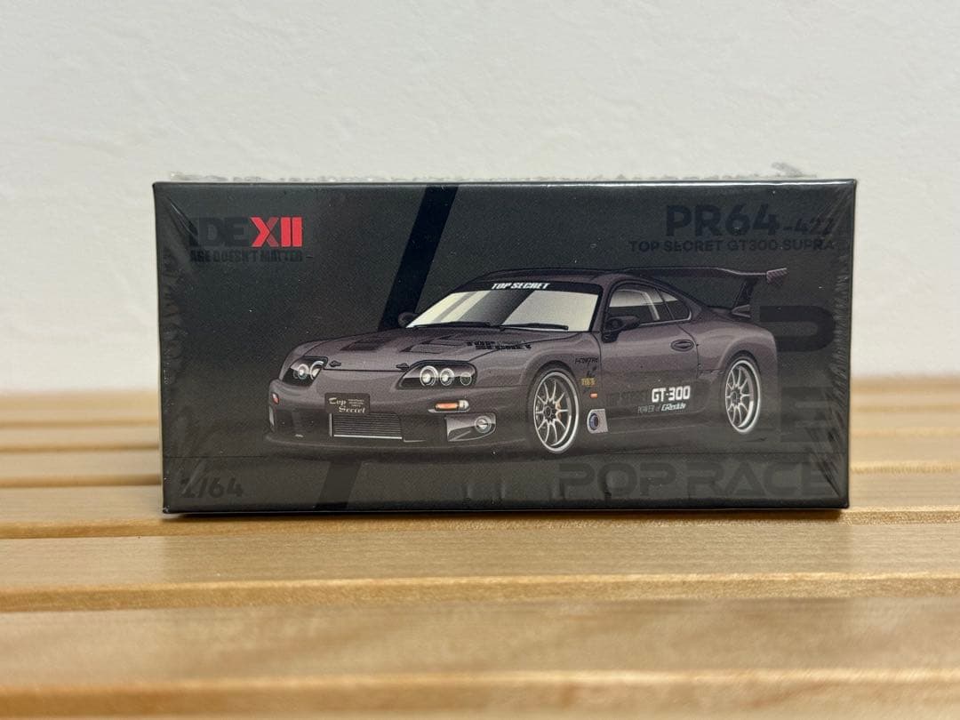 ミニカー POPRACE 1/64 Top secret GT300 supra POPRACE TOP Secret GT300 Supra 1/64 JAPAN OFFICIAL — ToysOneJapan