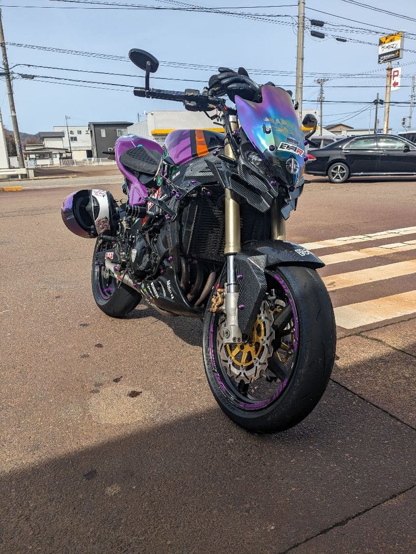 慣らし終了zxr250ドゥカティストリートファイター仕様！z1000にも見え