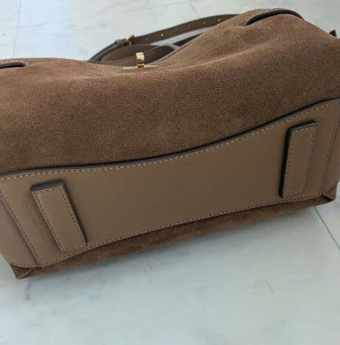 美品 アニヤ・ハインドマーチ スモールウィルソン スエード ブラウン