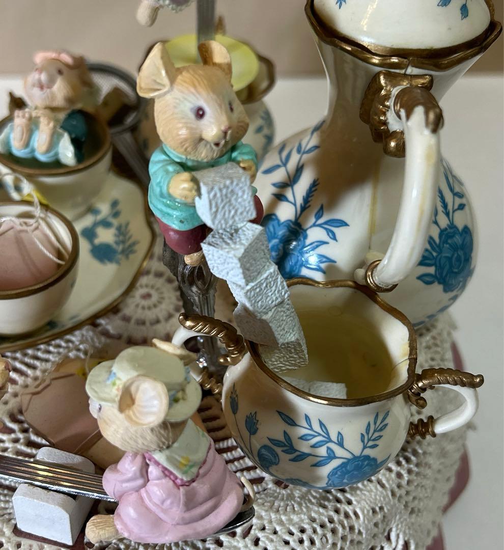 超希少】ENESCO エネスコ オルゴール ネズミ ティーパーティー - メルカリ