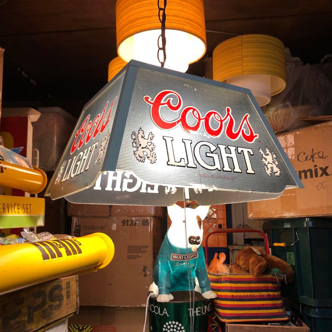 Coors Light beer ランプ 1985年　ビンテージ Coors Banquet Light Beer | Vintage 16 oz Pull Tab Can | Golden, CO