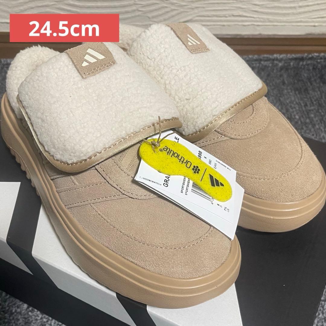 adidas Grand Court Mule 24.5cm 韓国 冬 秋 靴