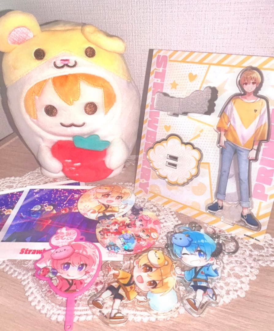 アクスタ(ネムプレ❌)キーホルダー ぬいぐるみ チェキ 缶バッジ うちわ