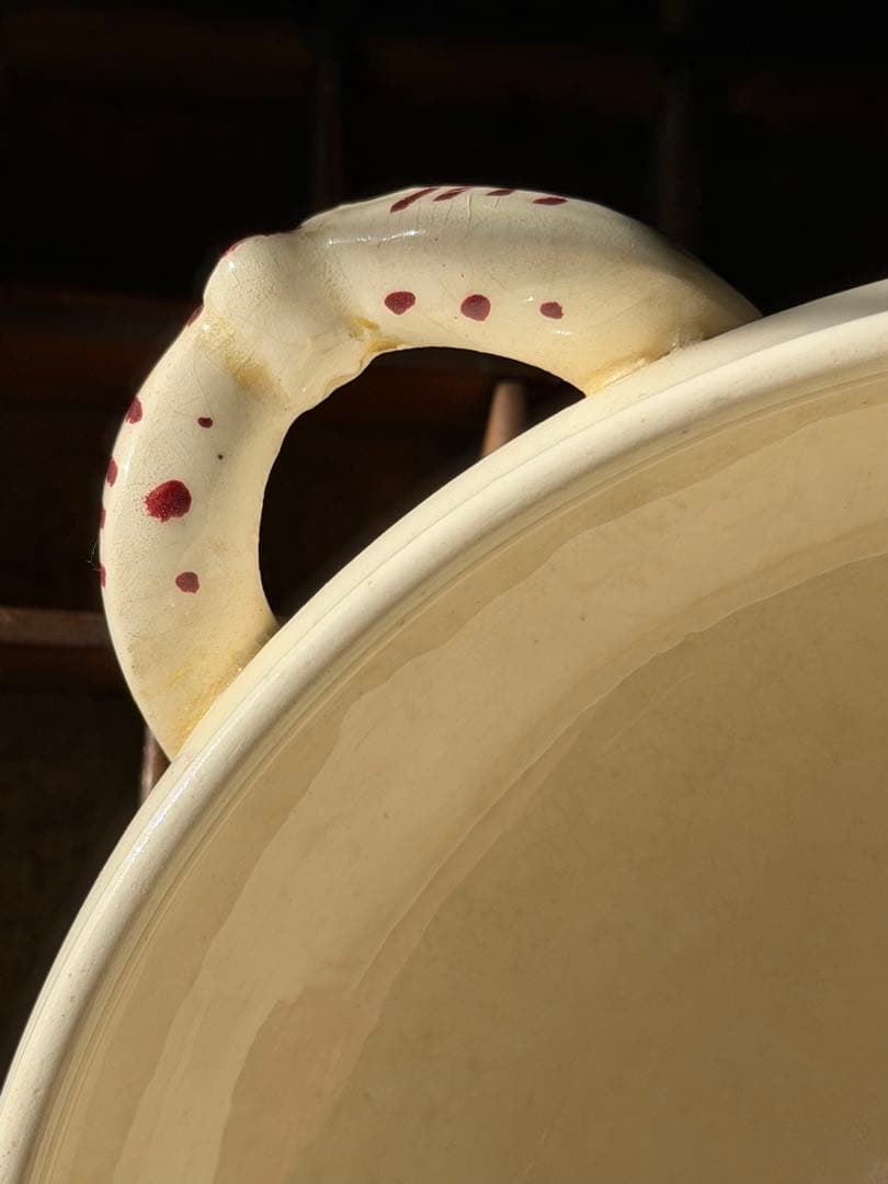 ⚫︎フランスアンティーク⚫︎HB&C ショワジールロワ窯⚫︎深赤色の