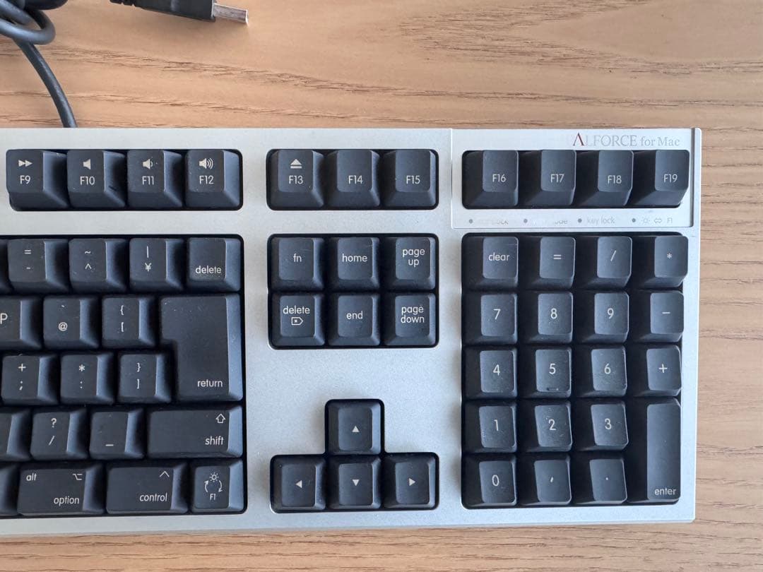 値下げ REAL FORCE for Mac メカニカルキーボード USB接続