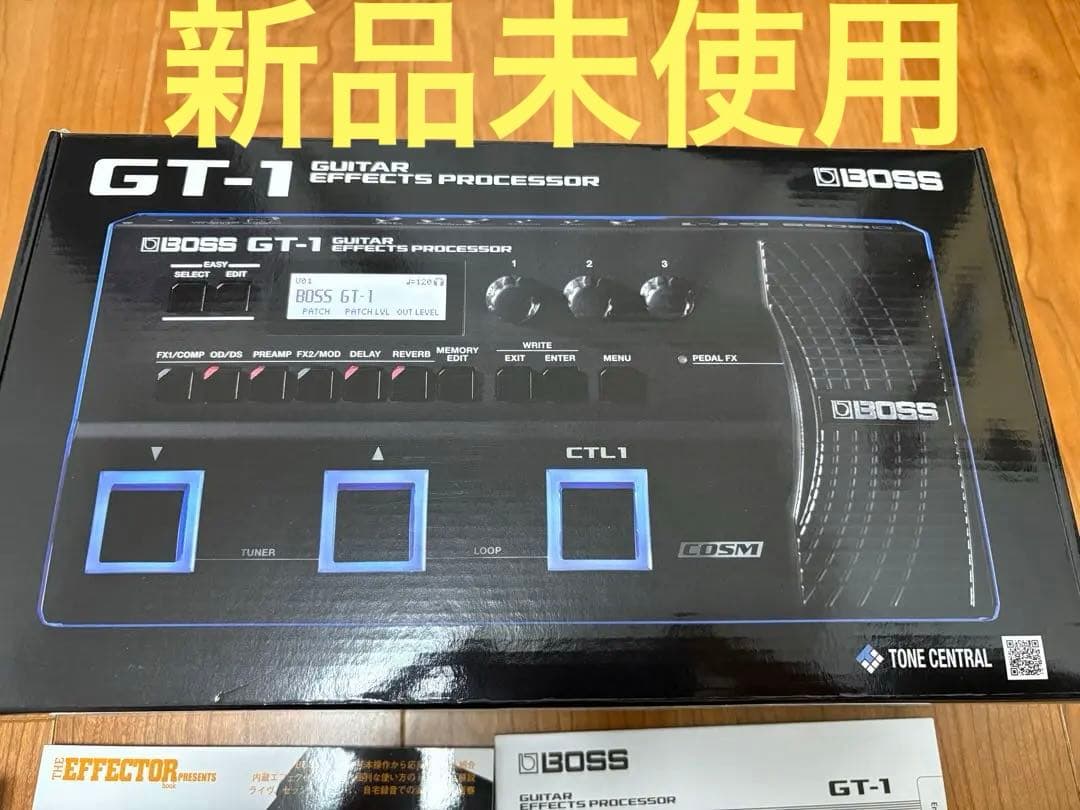【新品未使用】BOSS GT-1 ギターエフェクター BOSS GT-1 マルチエフェクター エレキギター用 入門 初心者に最適GT1