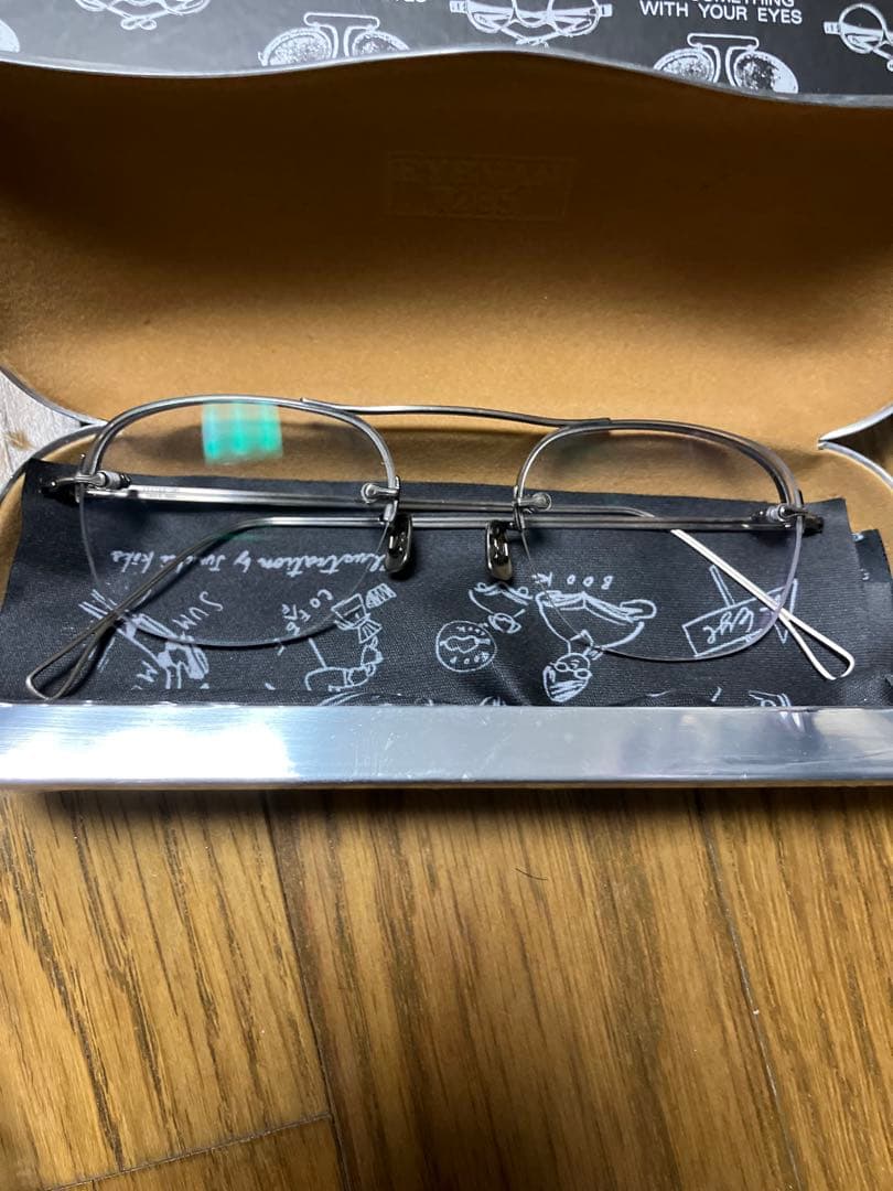 EYEVAN 7285 No.790メガネ シルバー ケース付き - メルカリ