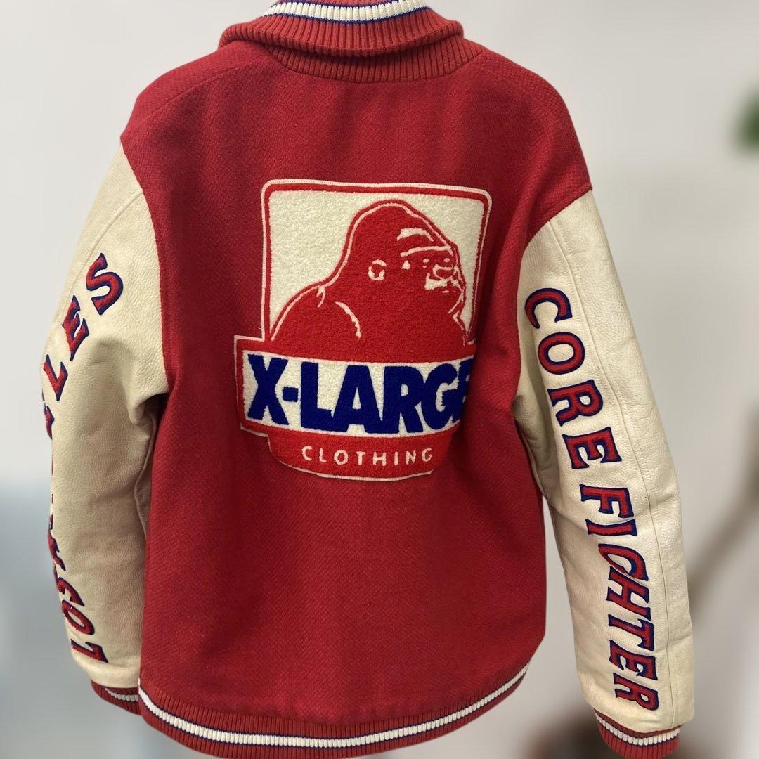 Core Fighter✖︎X-LARGEコラボスタジャン corefighter - 名作【RARE】corefighterco. 10th STADIUM JKTの通販 by