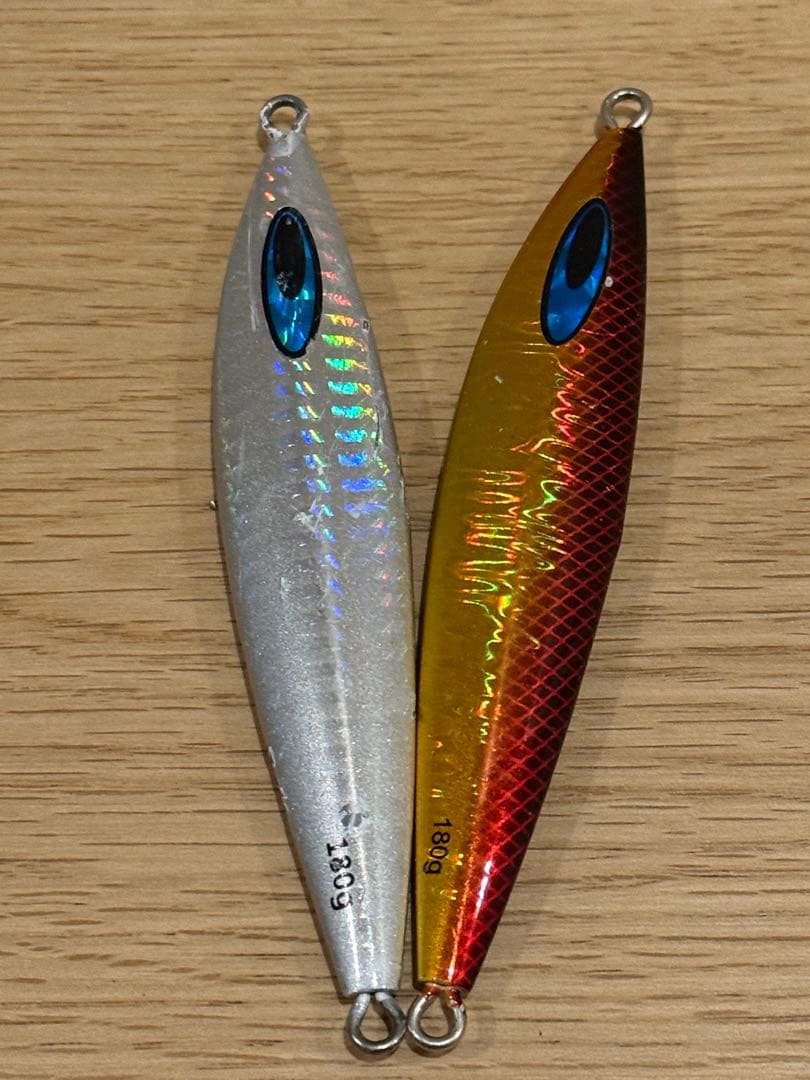 ダイワ ソルティガ FKジグTG 180g シルバー&アカキン まとめ売り