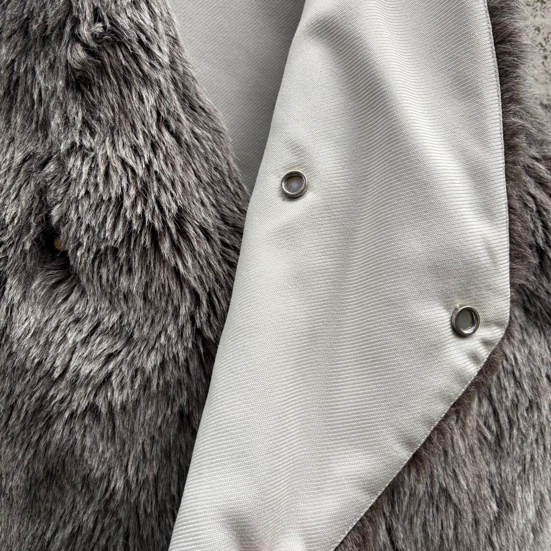 美品 namacheko ナマチェコ フェイクファー ベスト - メルカリ